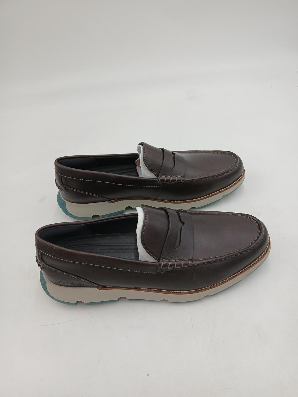 Cole Haan Loafer Shoes Mens Size 11.5 Brown Leather Penny Slip On Casual Comfort